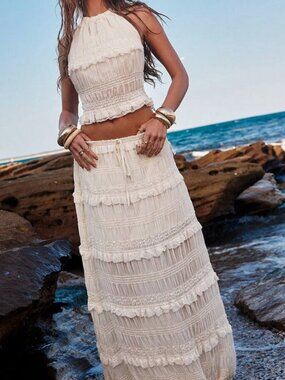 Viral Beach Vacation 2 piece set  size 8
